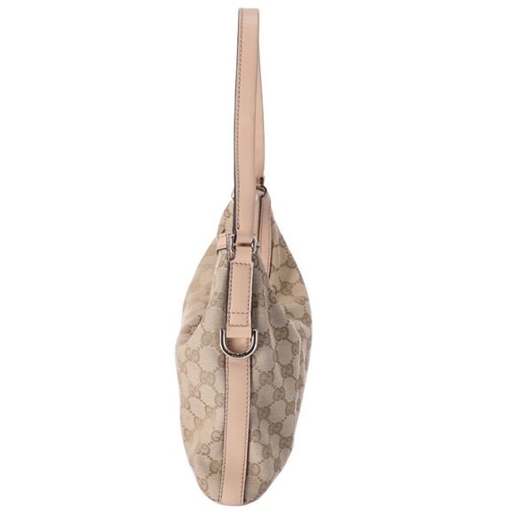 GUCCI GG Interlocking G Hobo Handbag 182489 Beige Gold - Picture 4 of 8
